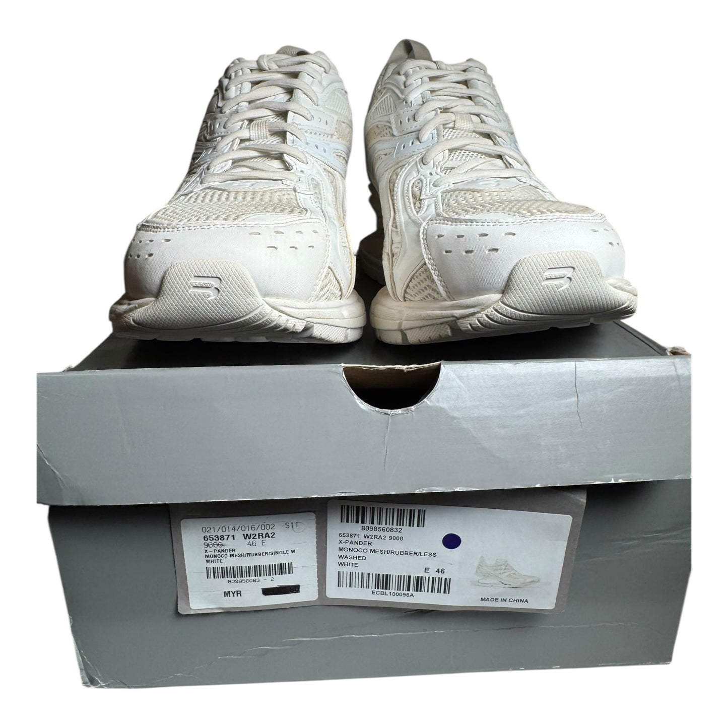 Balenciaga White X-Pander Sneakers