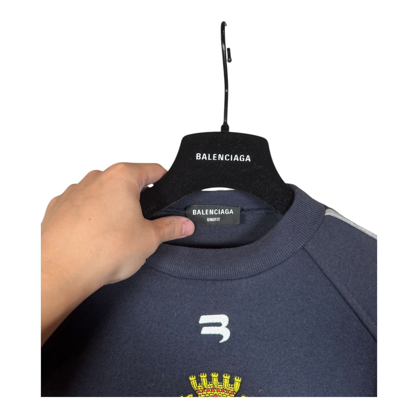 Balenciaga Soccer Crest Crewneck