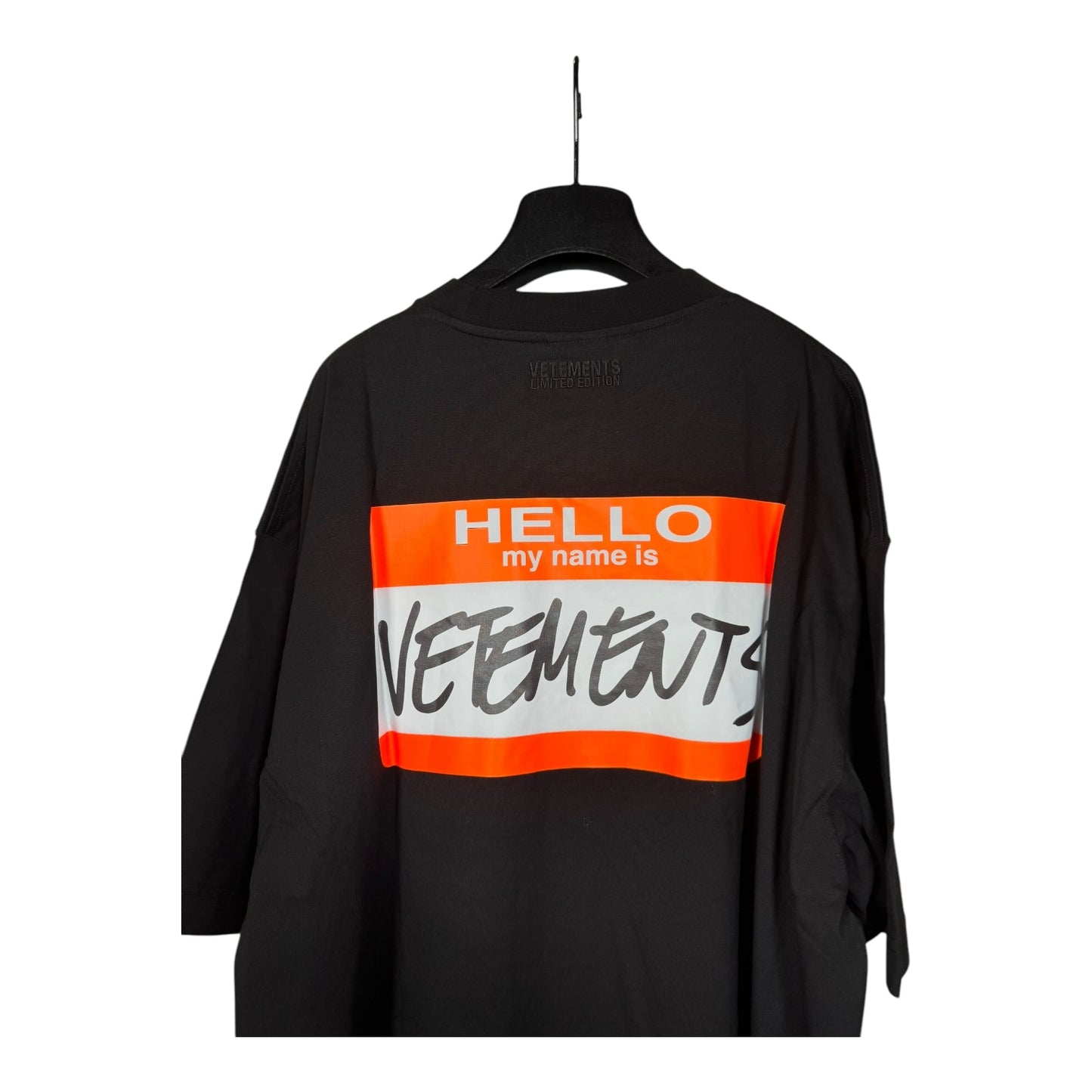 Vetements Hello My Name Is T-Shirt