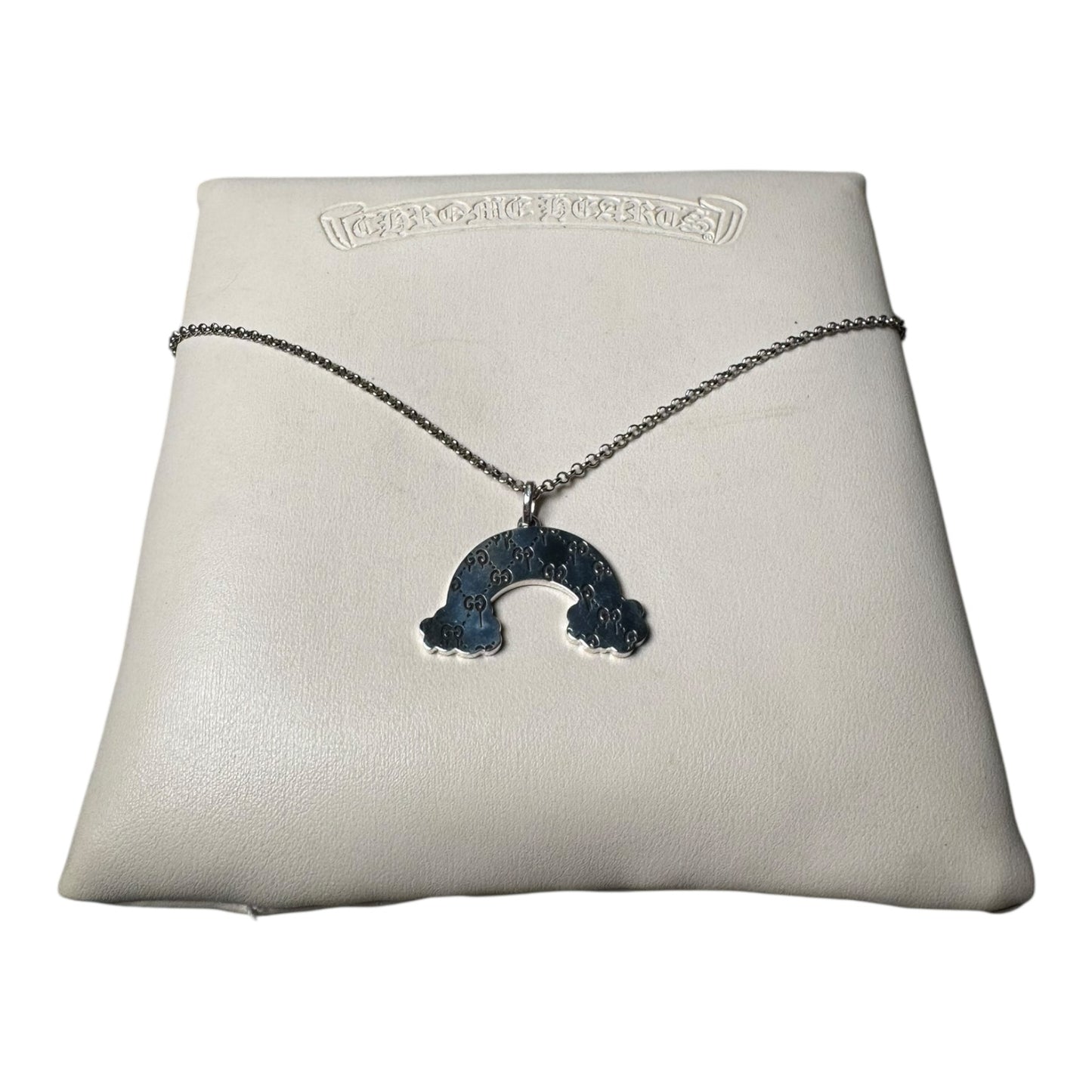Gucci Ghost Rainbow Charm Necklace