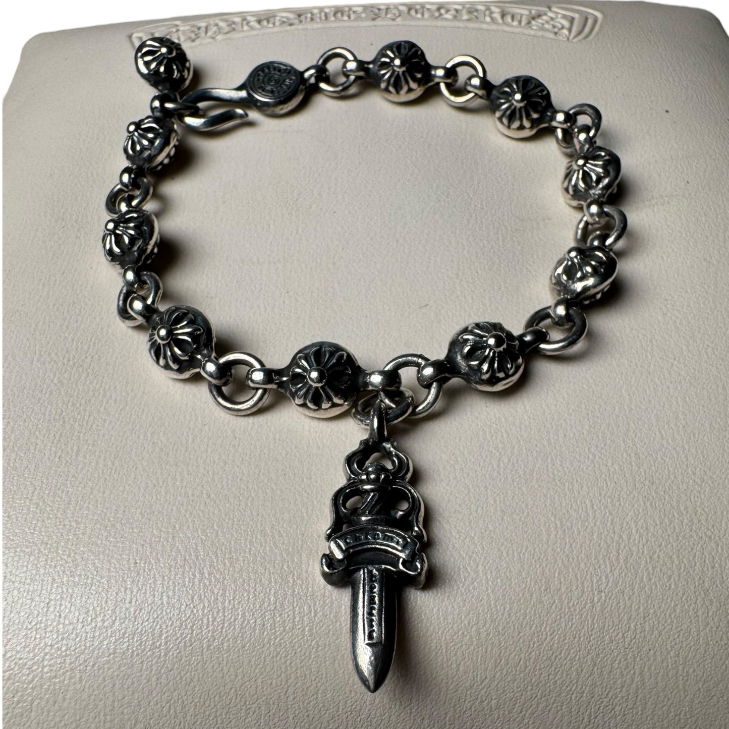 Chrome Hearts Crossball Dagger Bracelet