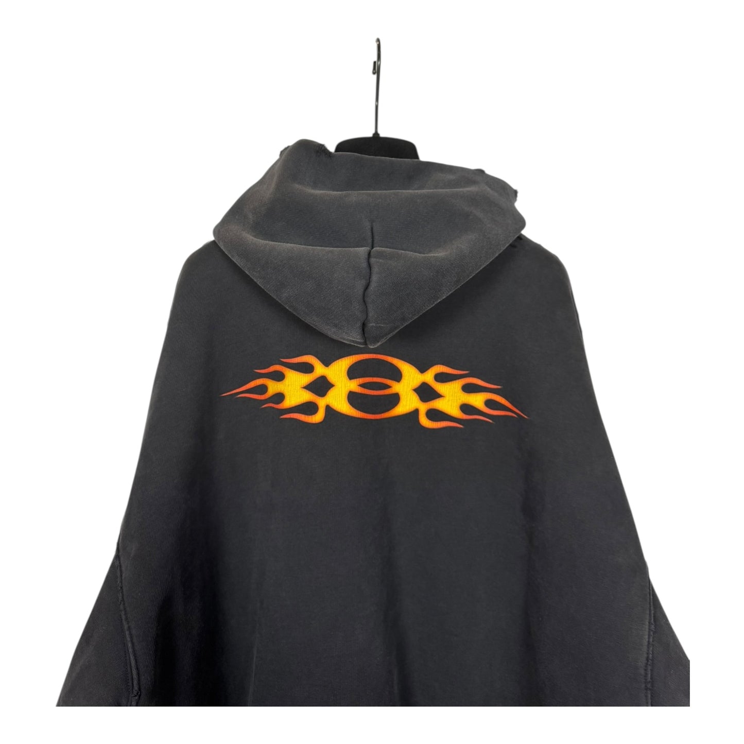 Balenciaga Distressed Flames Unity Hoodie