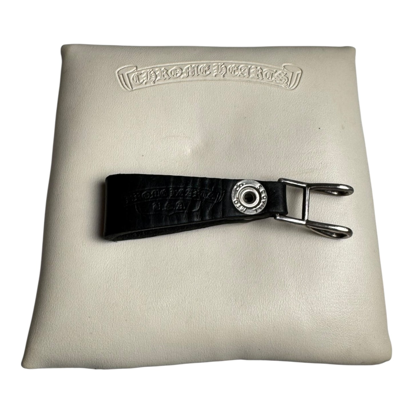 Chrome Hearts Starball Leather Belt Loop