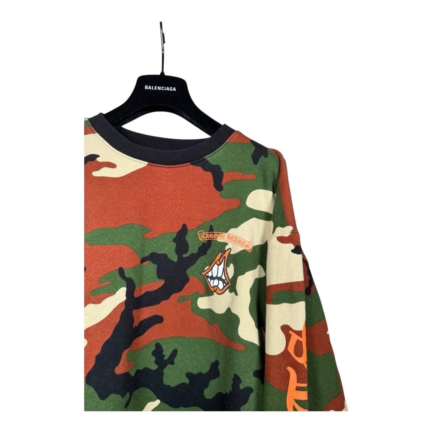 Chrome Hearts Camo Matty Boy Crewneck