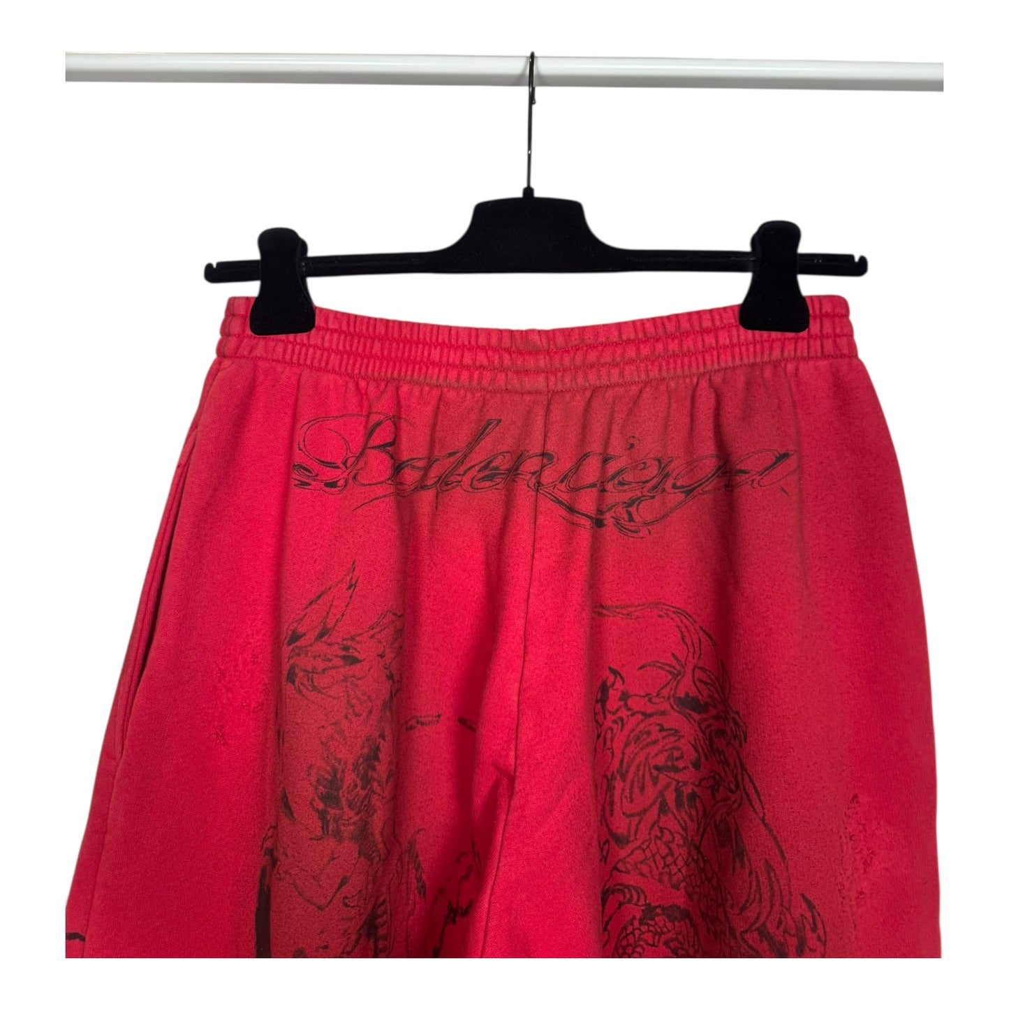 Balenciaga Distressed Tattoo Sweatpants