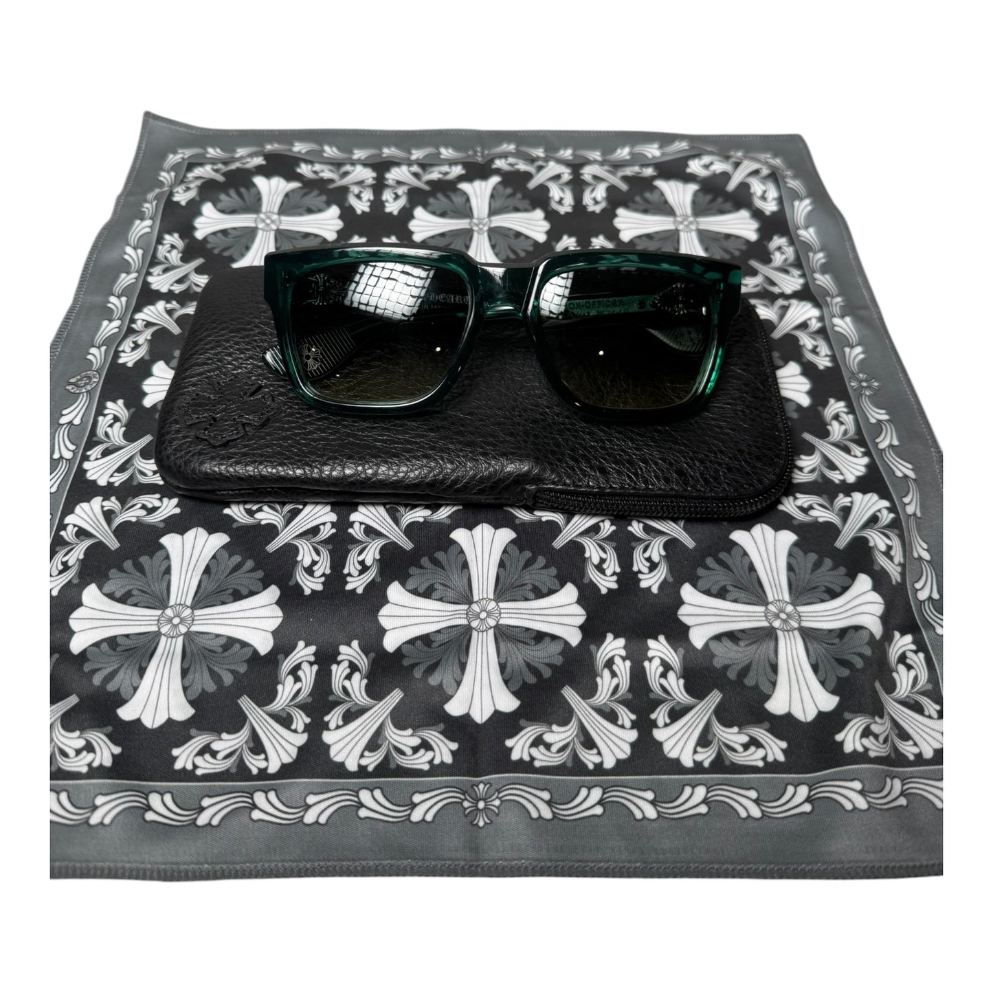 Chrome Hearts Absinthe Box Officer Sunglasses