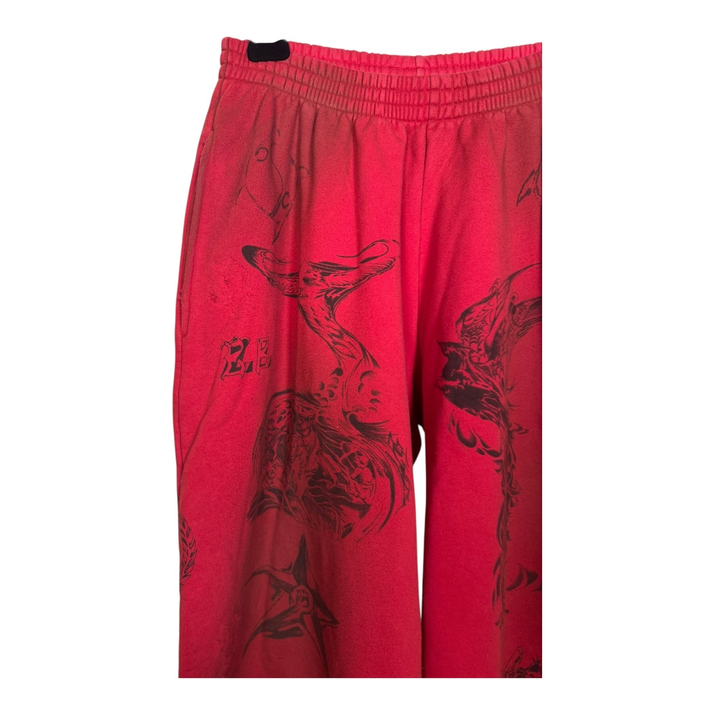 Balenciaga Distressed Tattoo Sweatpants