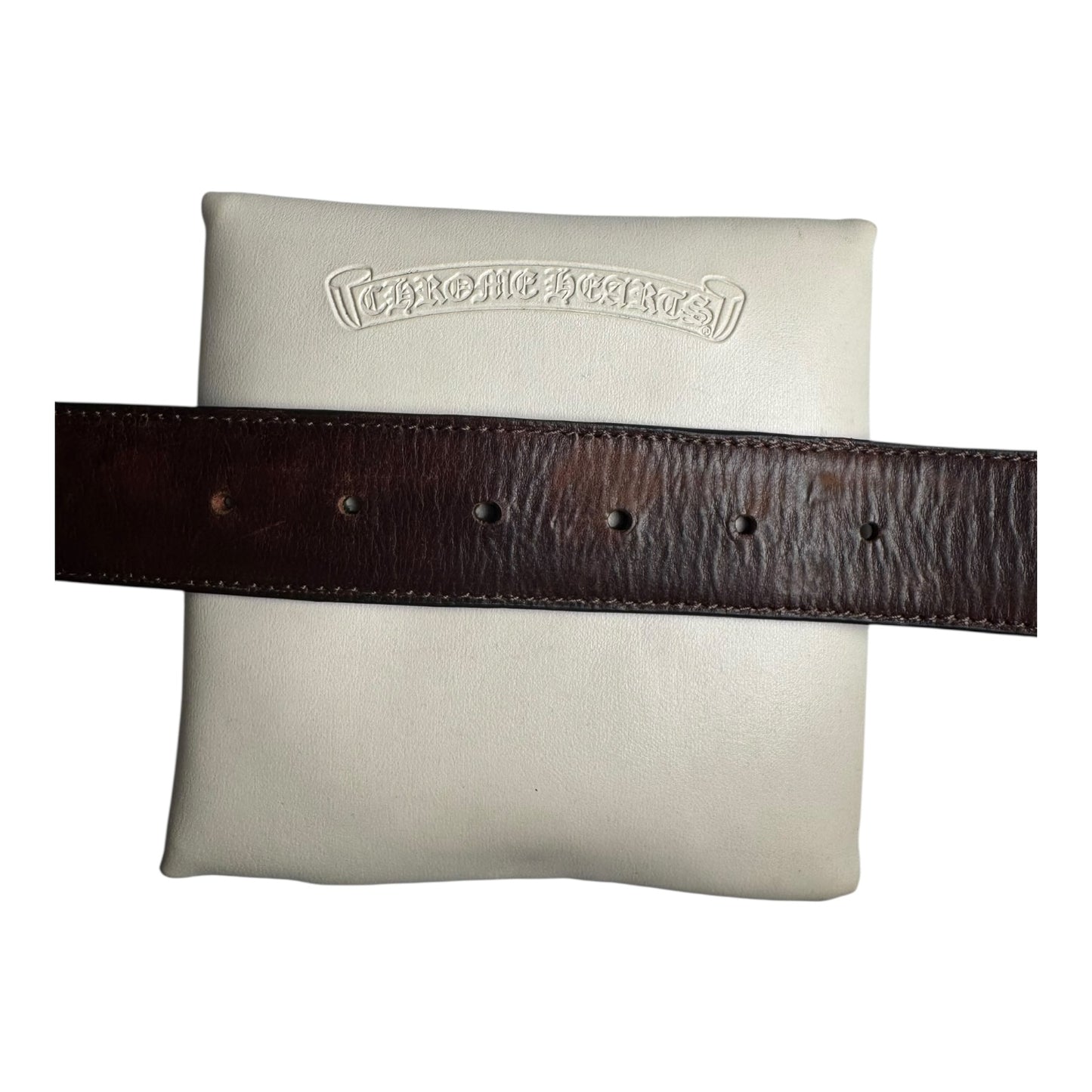 Chrome Hearts Velvet Studded Gunslinger Belt