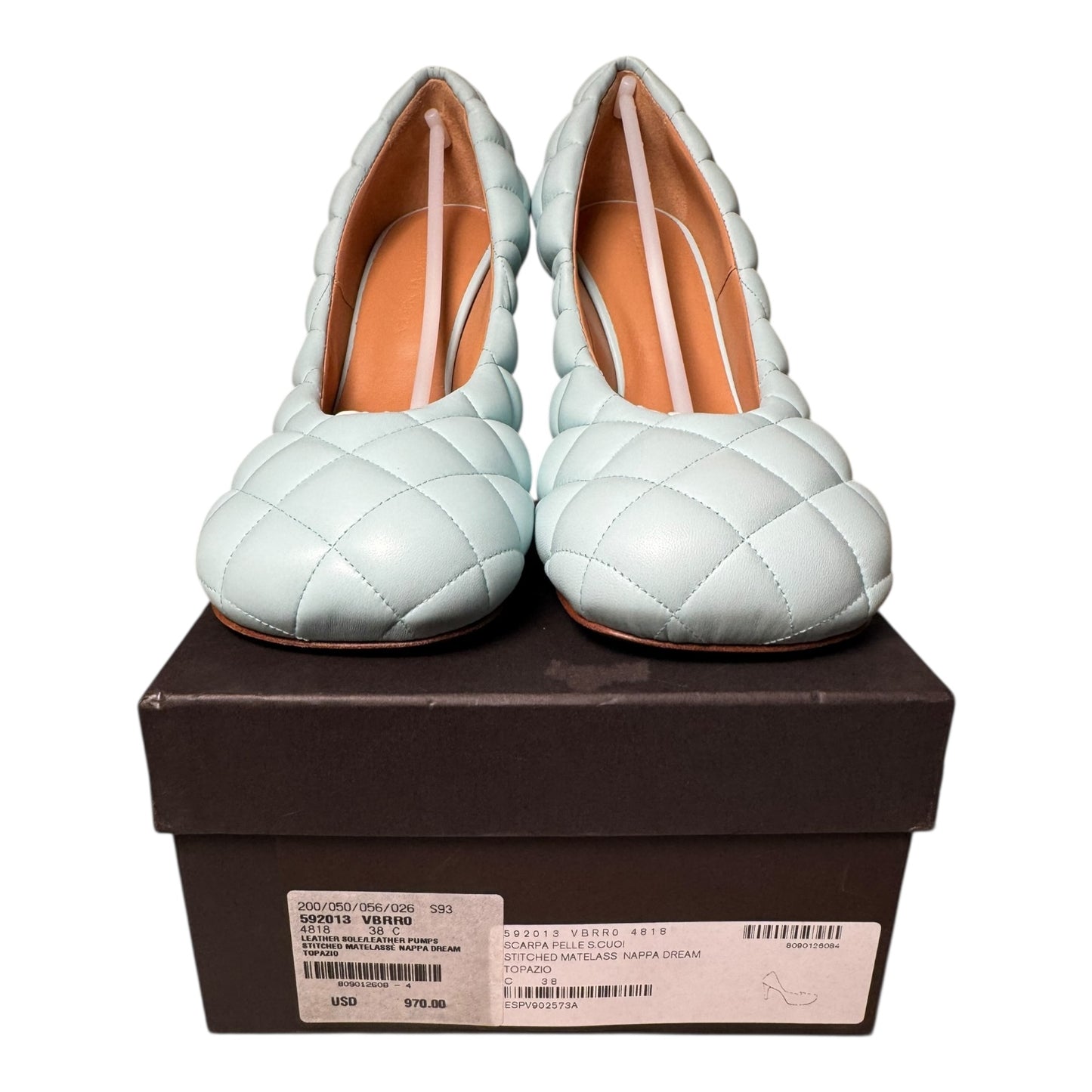 Bottega Venetta Padded Bloc Pumps