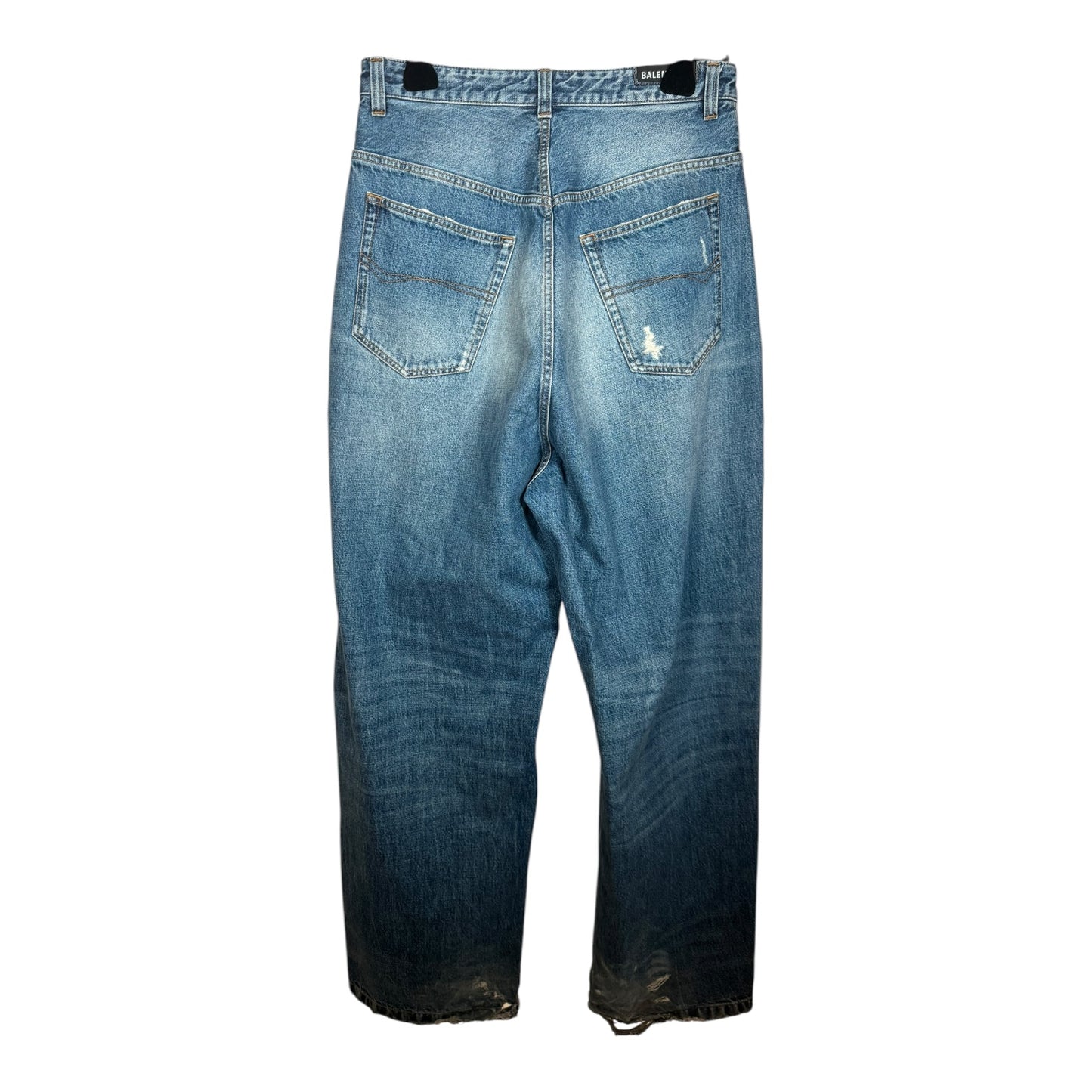 Balenciaga Lost Tape Distressed Baggy Denim