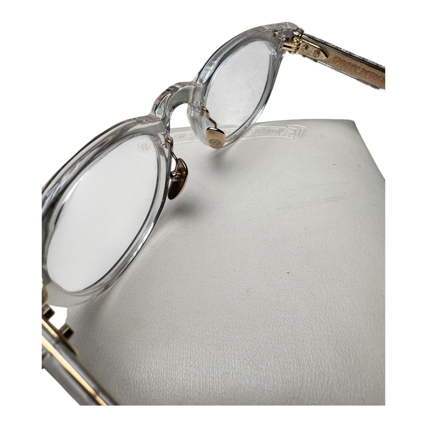 Chrome Hearts Crystal Dingalonglinglong Glasses