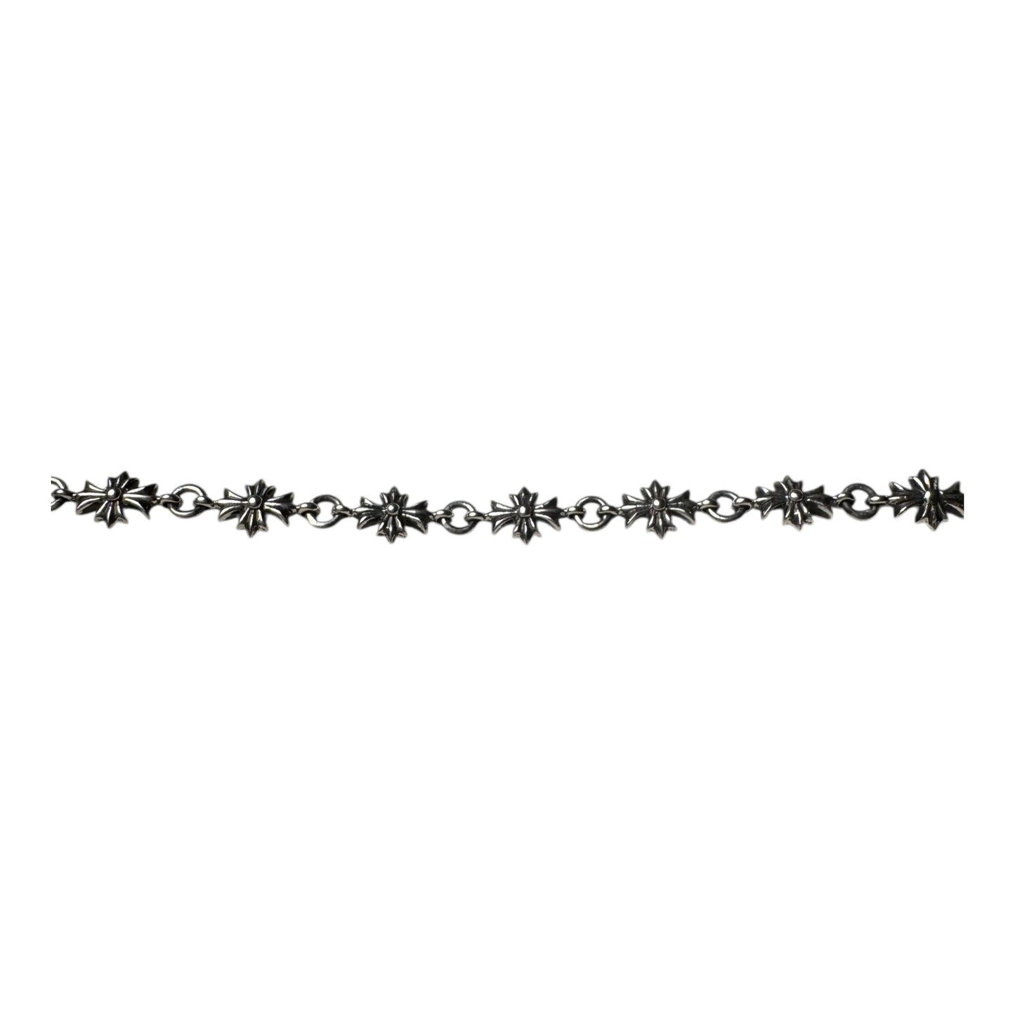Chrome Hearts Black Diamond Tiny E Bracelet