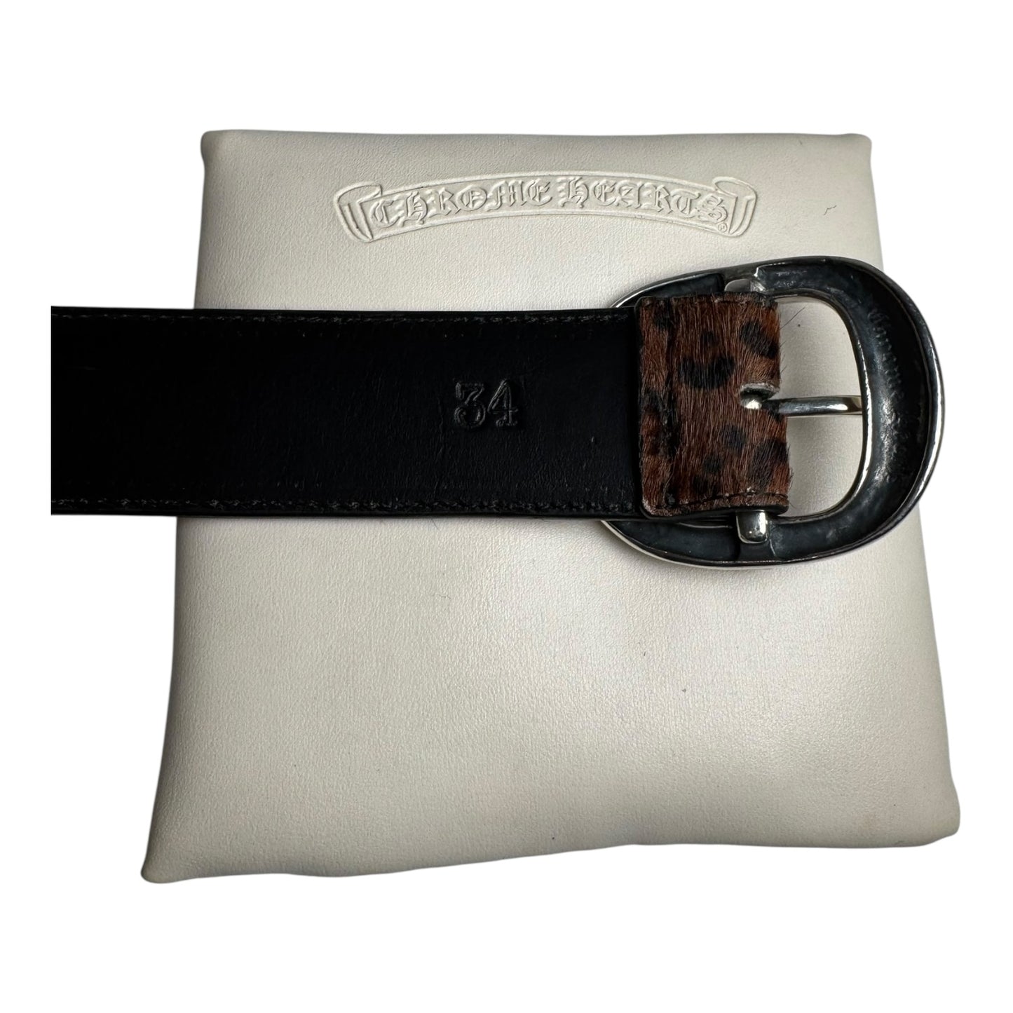 Chrome Hearts Leopard Gunslinger Belt