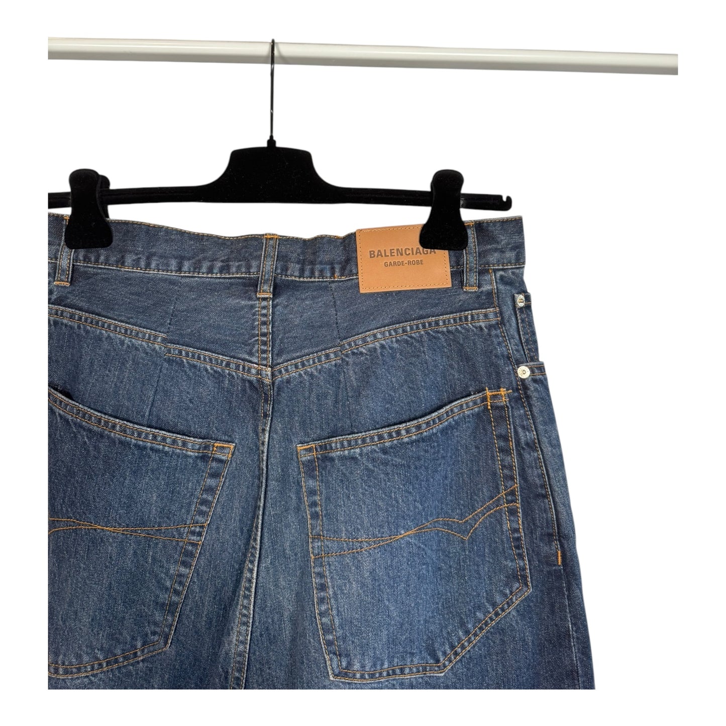 Balenciaga Baggy Ring Denim