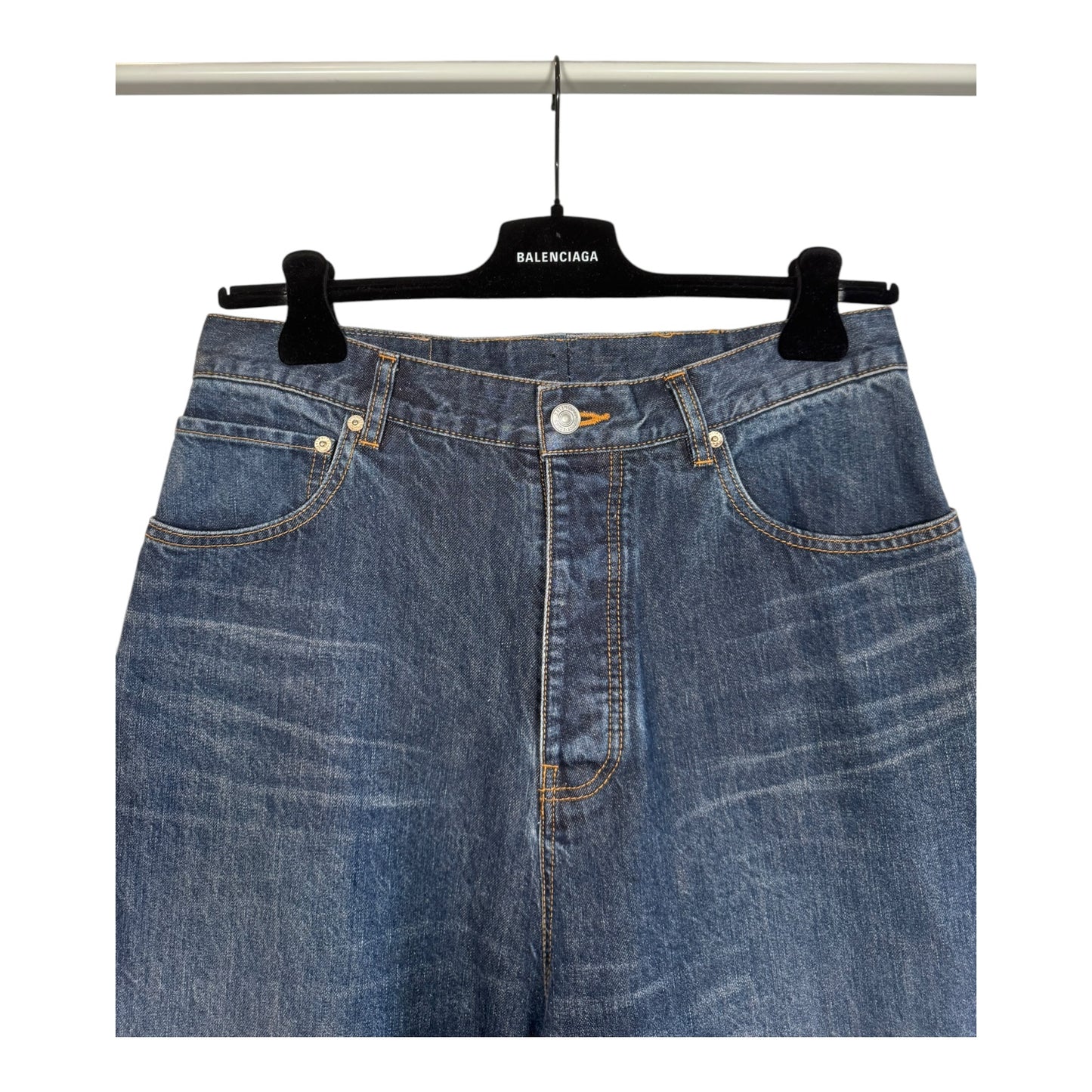 Balenciaga Baggy Ring Denim