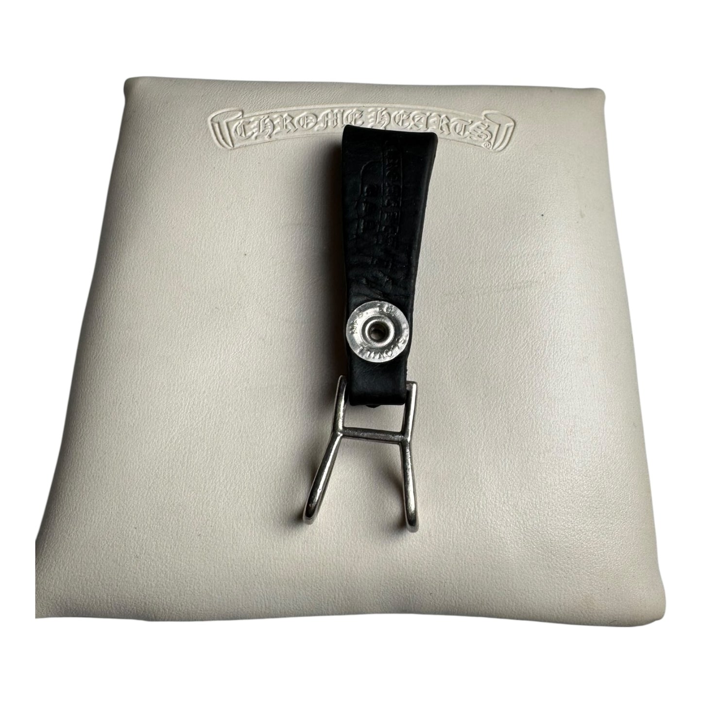Chrome Hearts Fluerball Leather Belt Loop