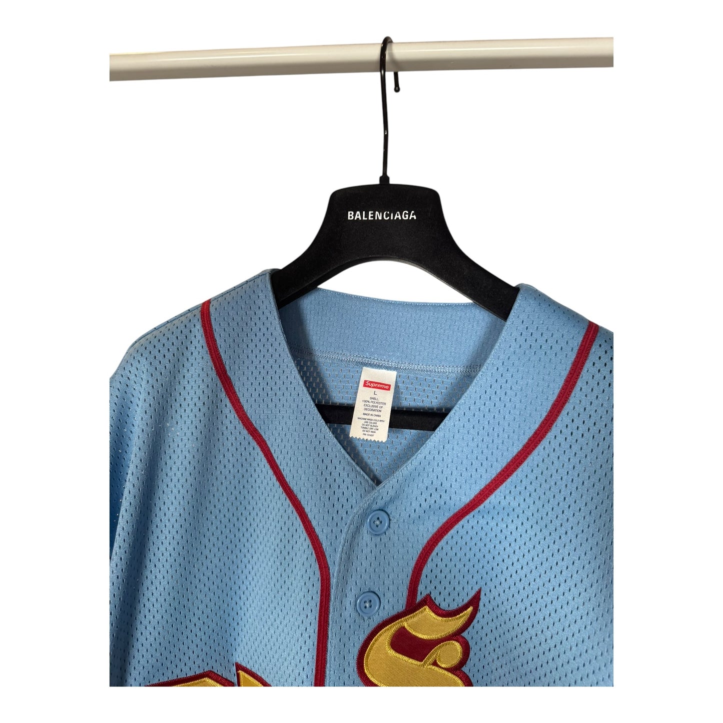 Supreme Old English Baseball Jersey