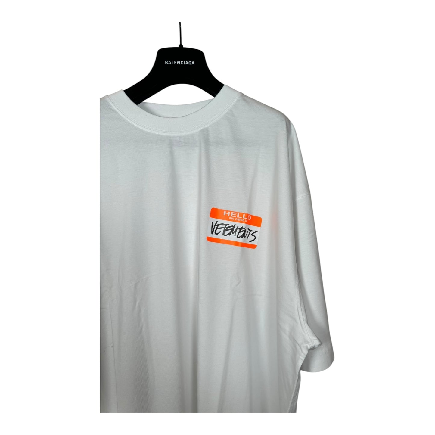Vetements Hello My Name Is T-Shirt