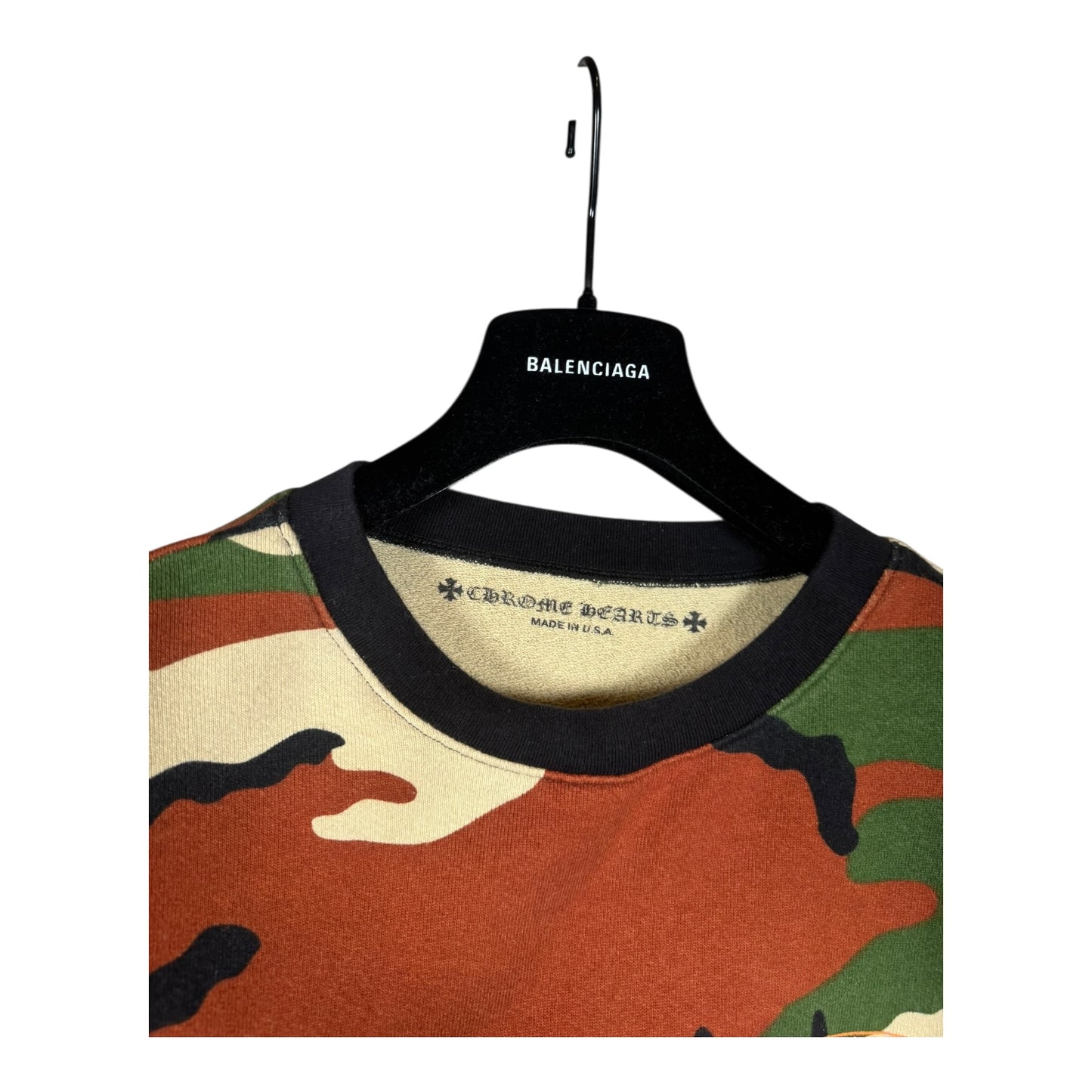 Chrome Hearts Camo Matty Boy Crewneck