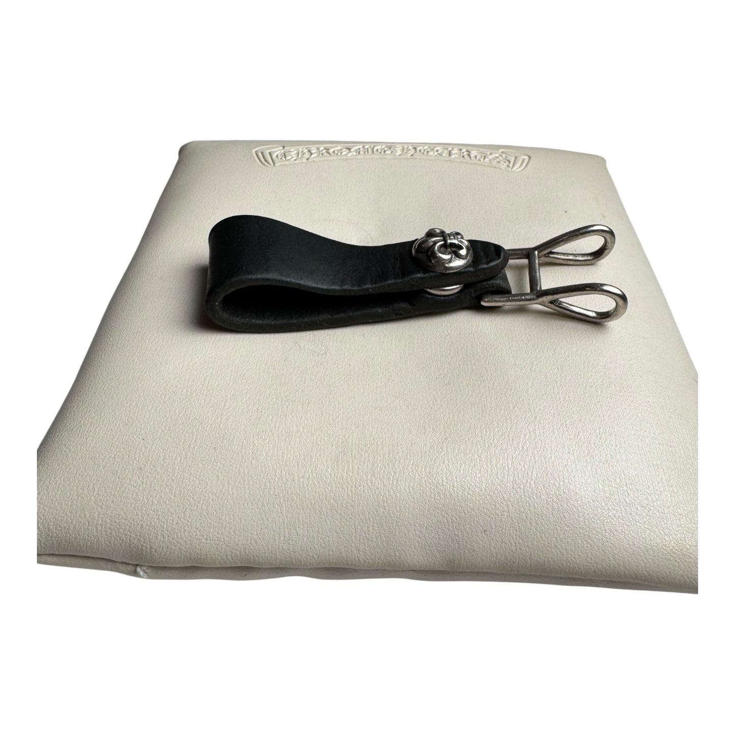 Chrome Hearts Fluerball Leather Belt Loop