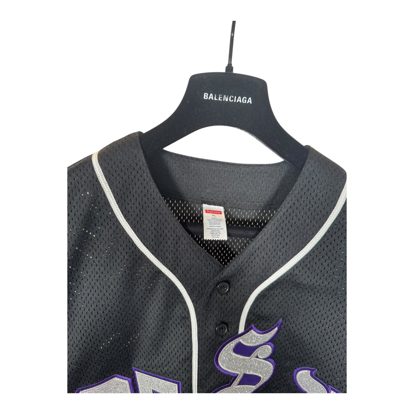 Supreme Old English Baseball Jersey