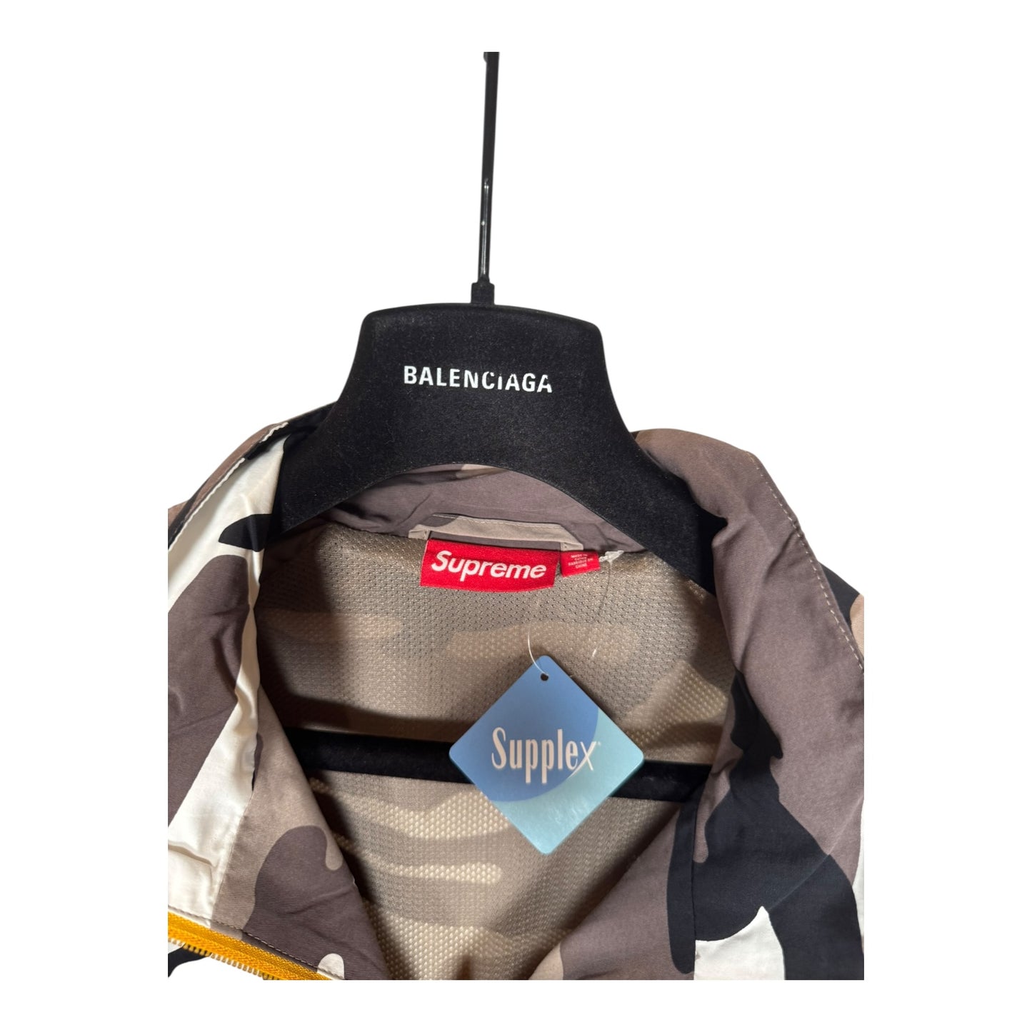 Supreme Contrast Zip Track Jacket