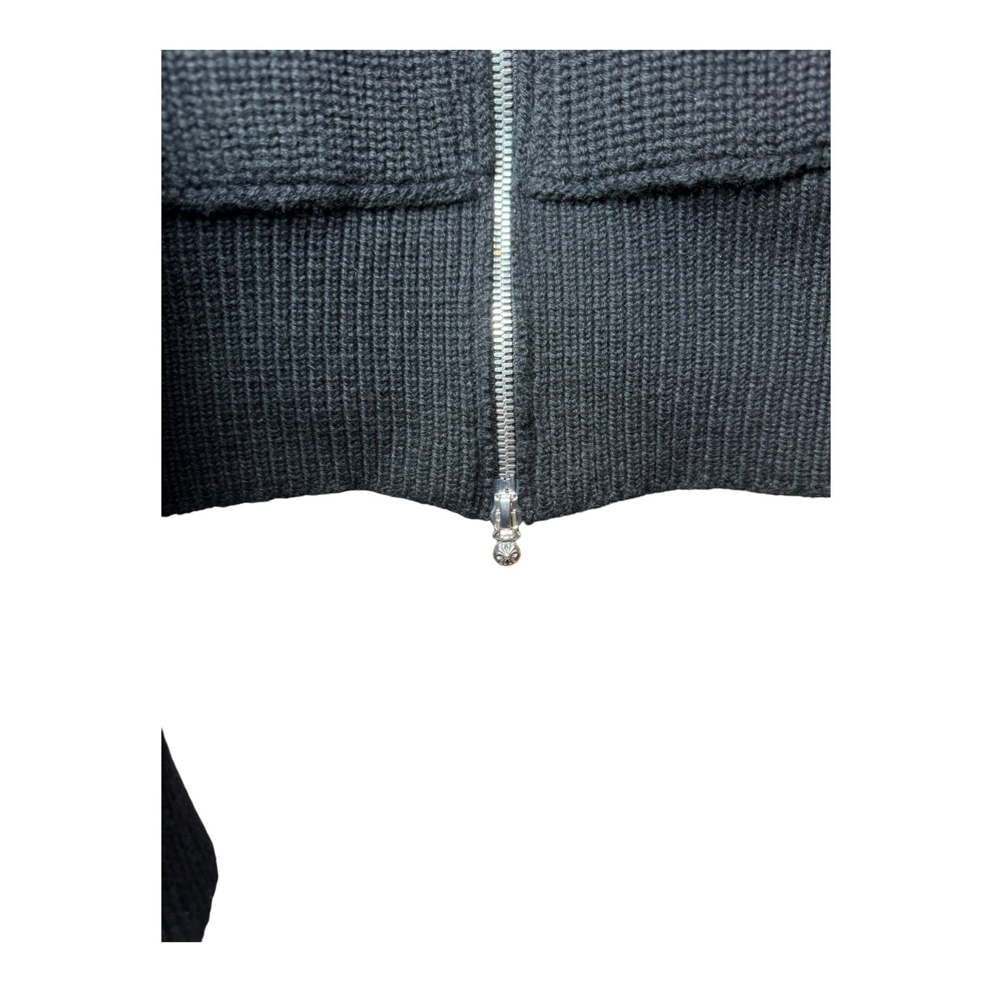 Chrome Hearts Bait & Tackle Cashmere Zip-Up Hoodie