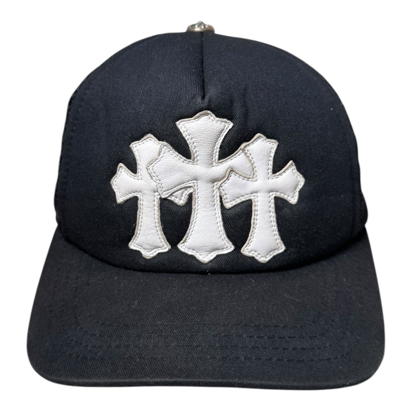 Chrome Hearts Triple Leather Cross Hat