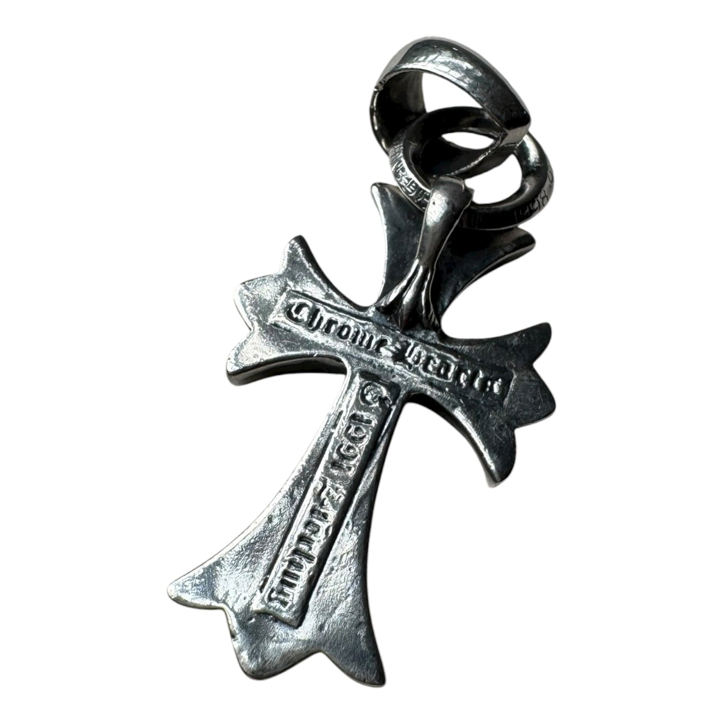 Chrome Hearts Pave CH Cross Pendant
