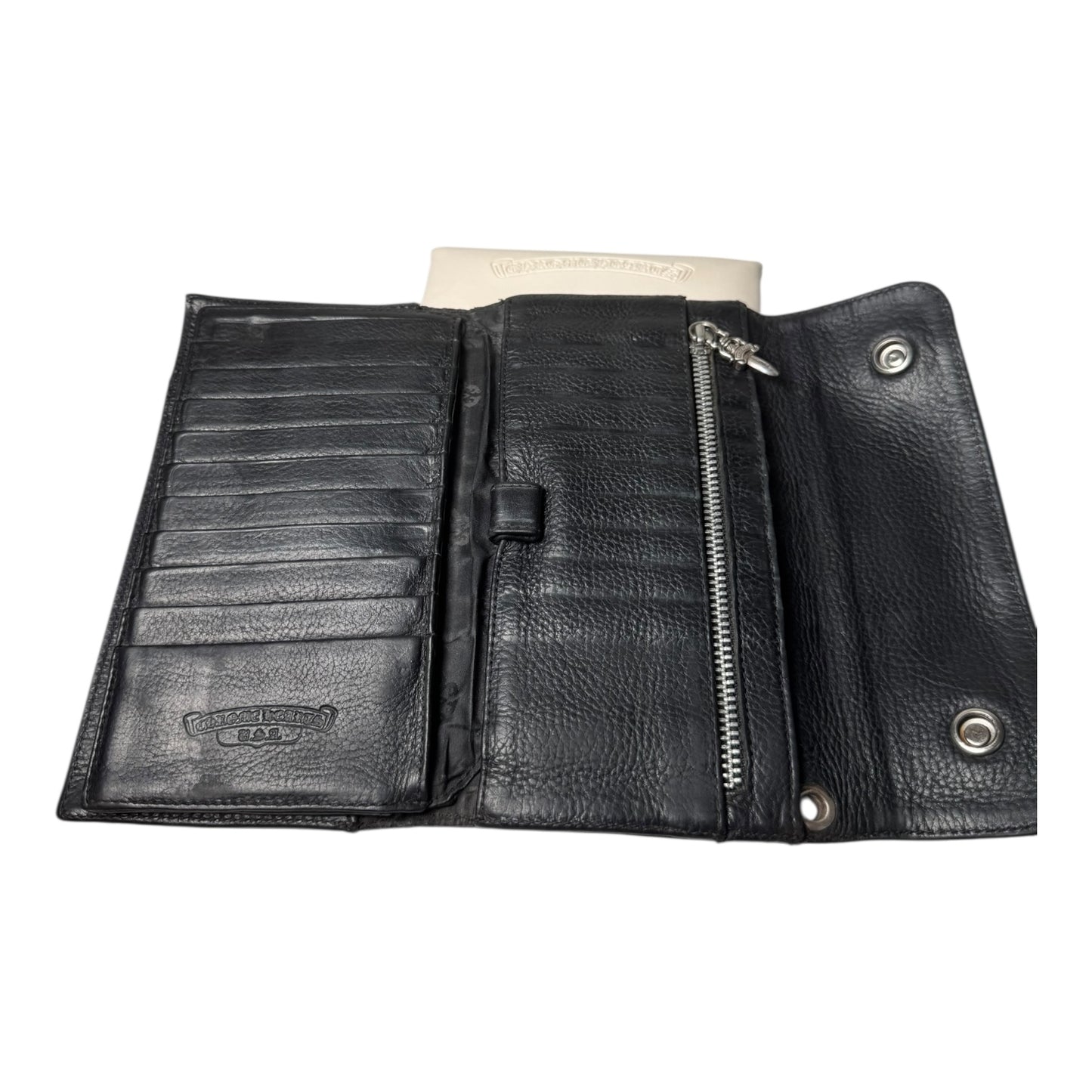 Chrome Hearts Plus Ball Snap Wave Wallet
