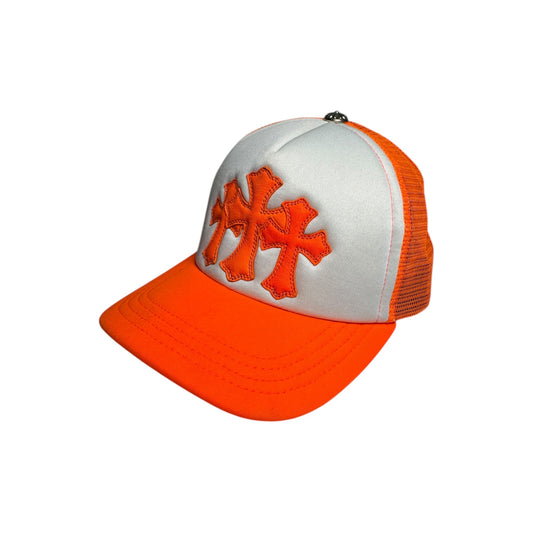 Chrome Hearts Triple Cross Patch Trucker Hat