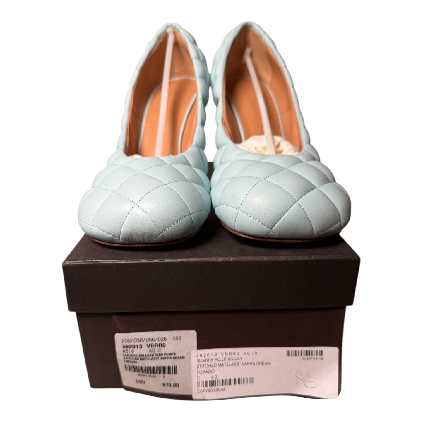 Bottega Venetta Padded Bloc Pumps