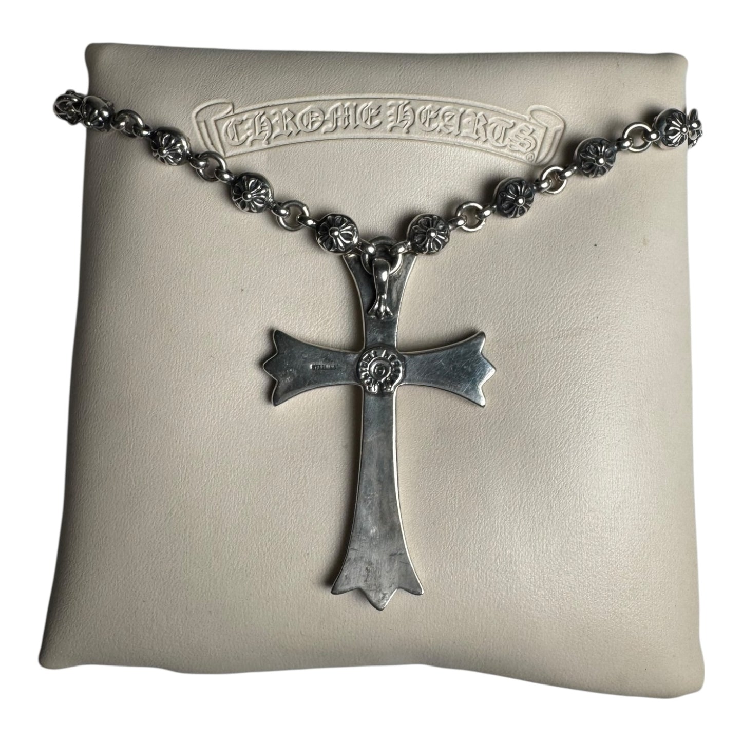 Chrome Hearts Crossball Big Cross Necklace
