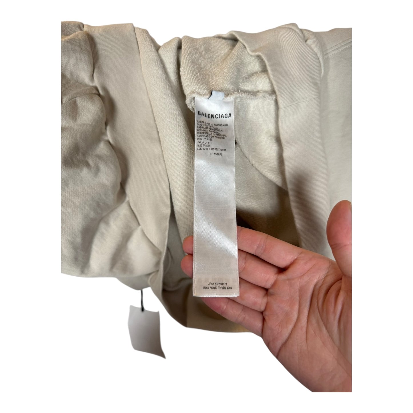 Balenciaga XXXL Embroidered Hoodie