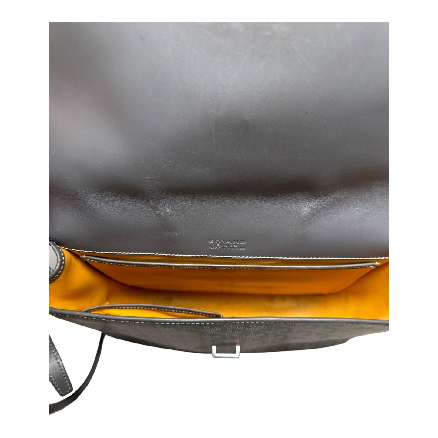 Goyard Belvedere Messenger MM Grey Crossbody Bag