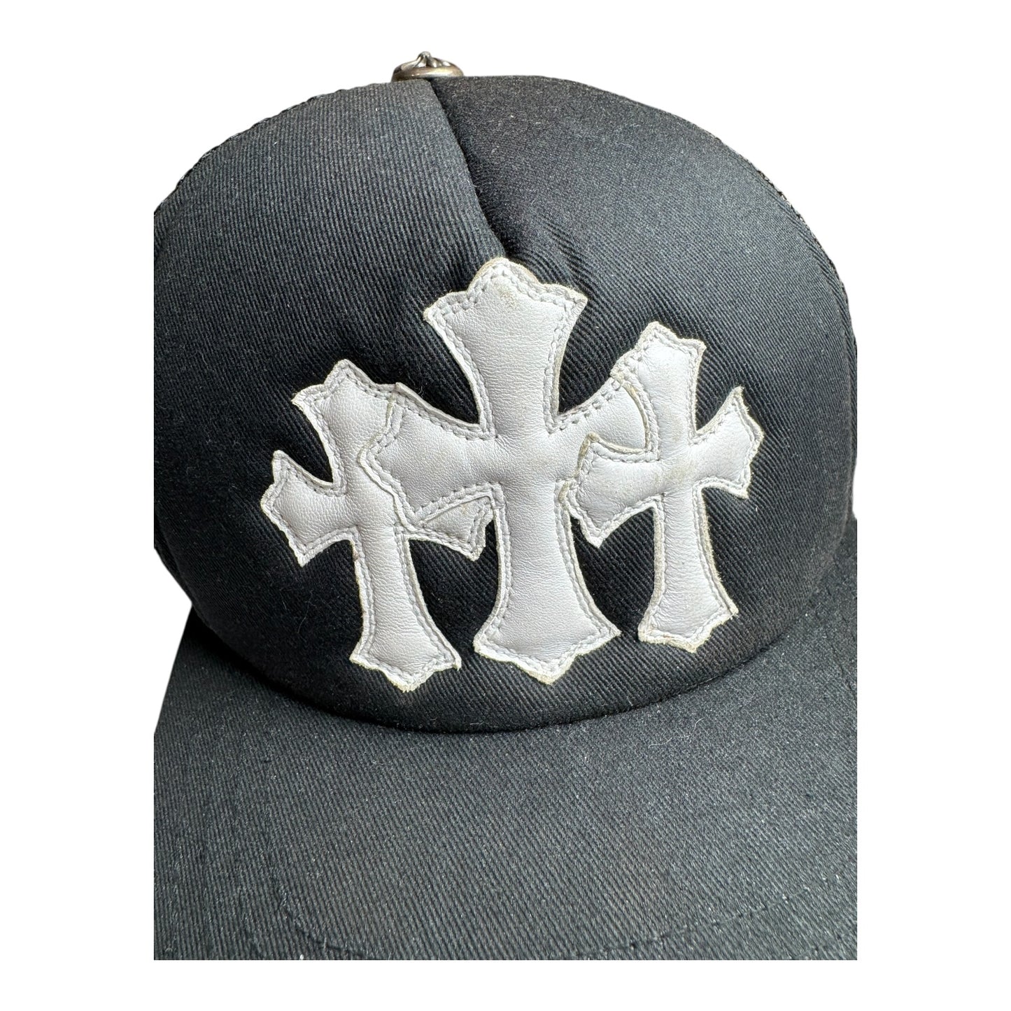 Chrome Hearts Triple Leather Cross Hat