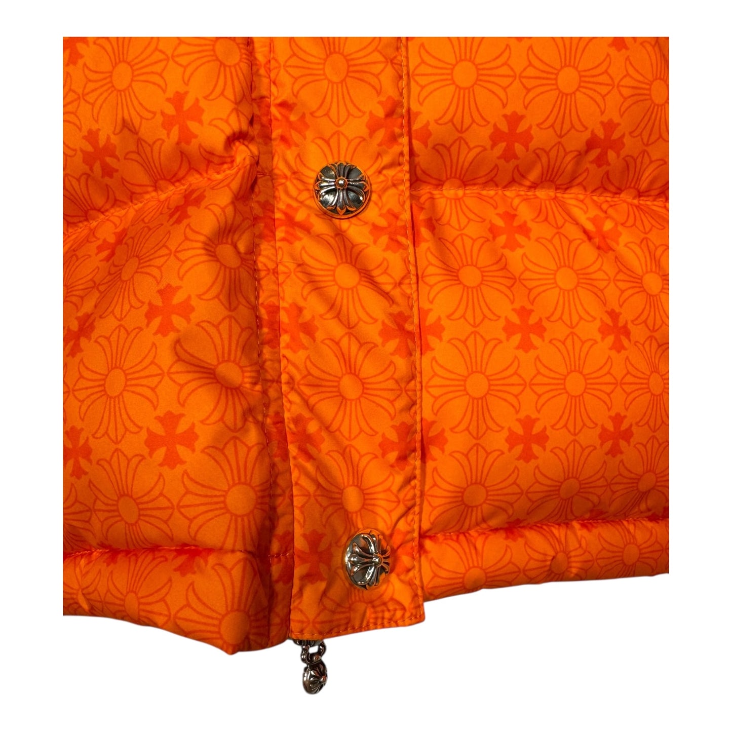 Chrome Hearts Cropped Monogram Puffer Jacket
