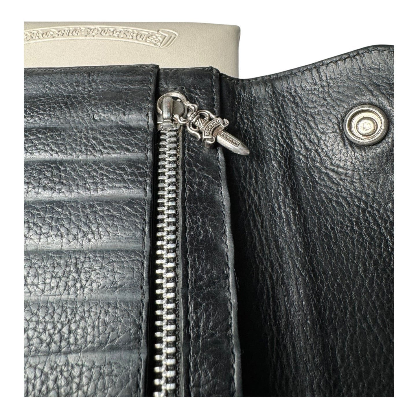 Chrome Hearts Plus Ball Snap Wave Wallet