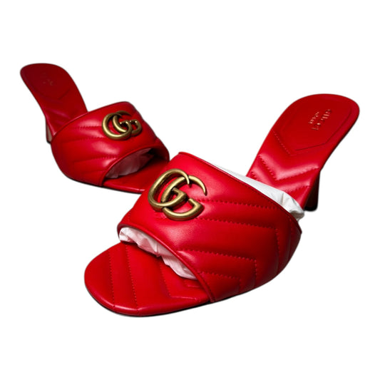 Gucci Marmont Double G 75 mm Slide Sandals