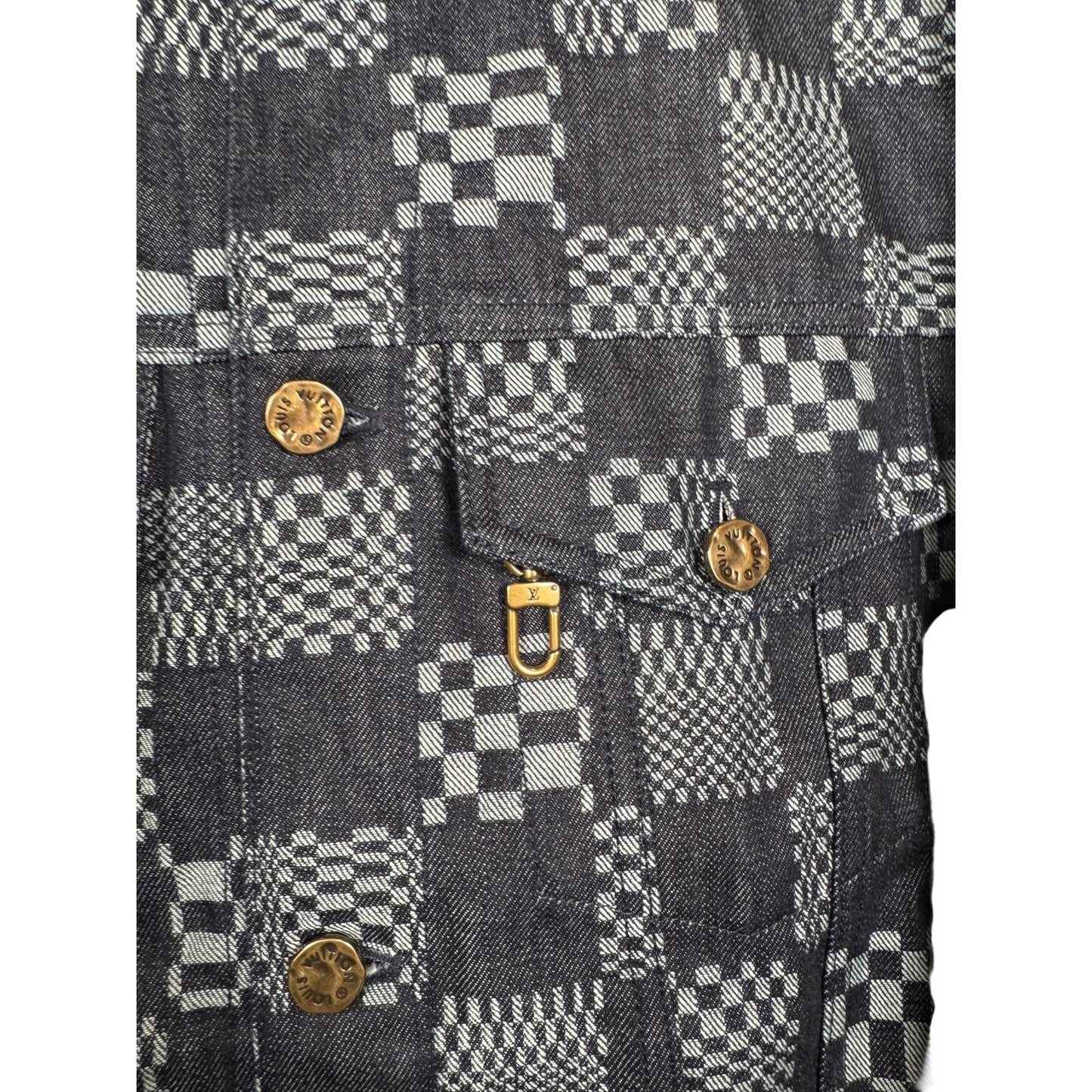 Louis Vuitton Distorted Damier Demin Jacket