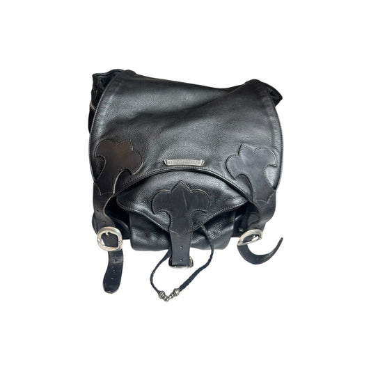 Chrome Hearts Fleur Gunslinger Leather Backpack
