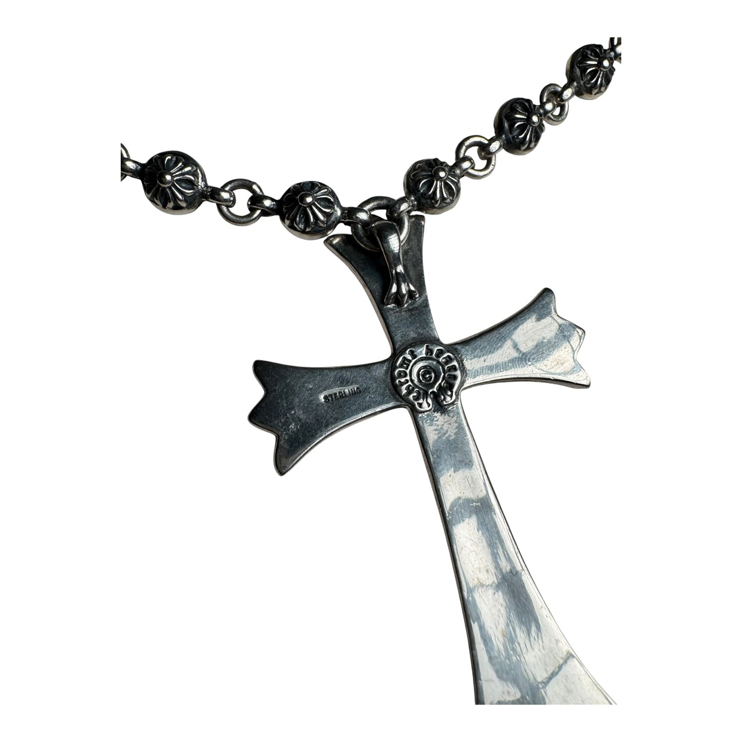 Chrome Hearts Crossball Big Cross Necklace
