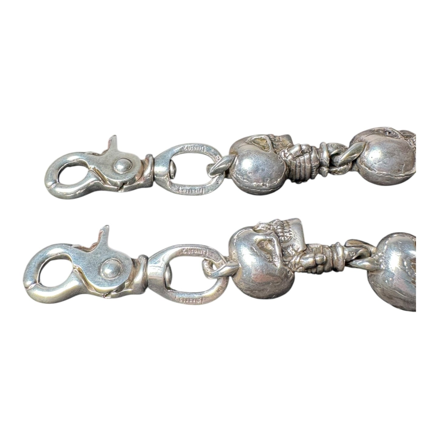 Chrome Hearts XL Foti Skull Wallet Chain