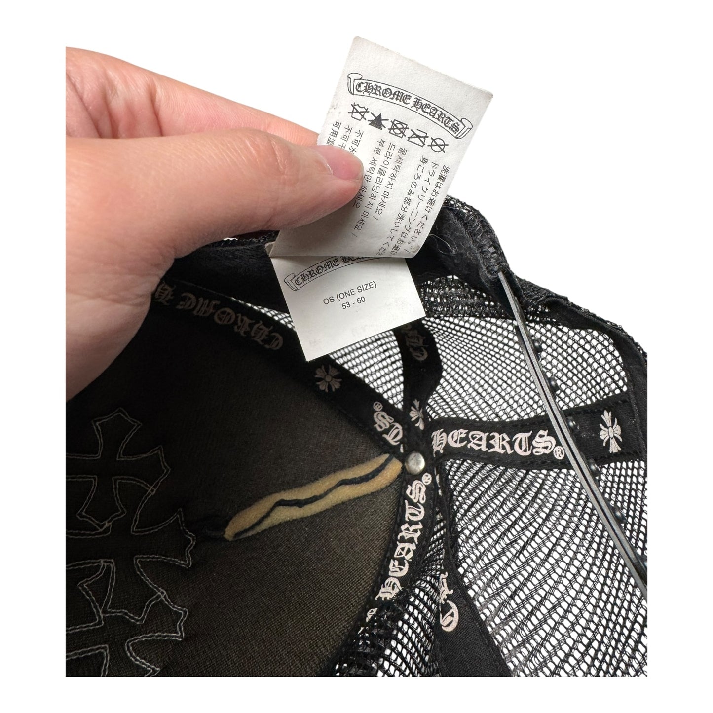 Chrome Hearts Triple Leather Cross Hat