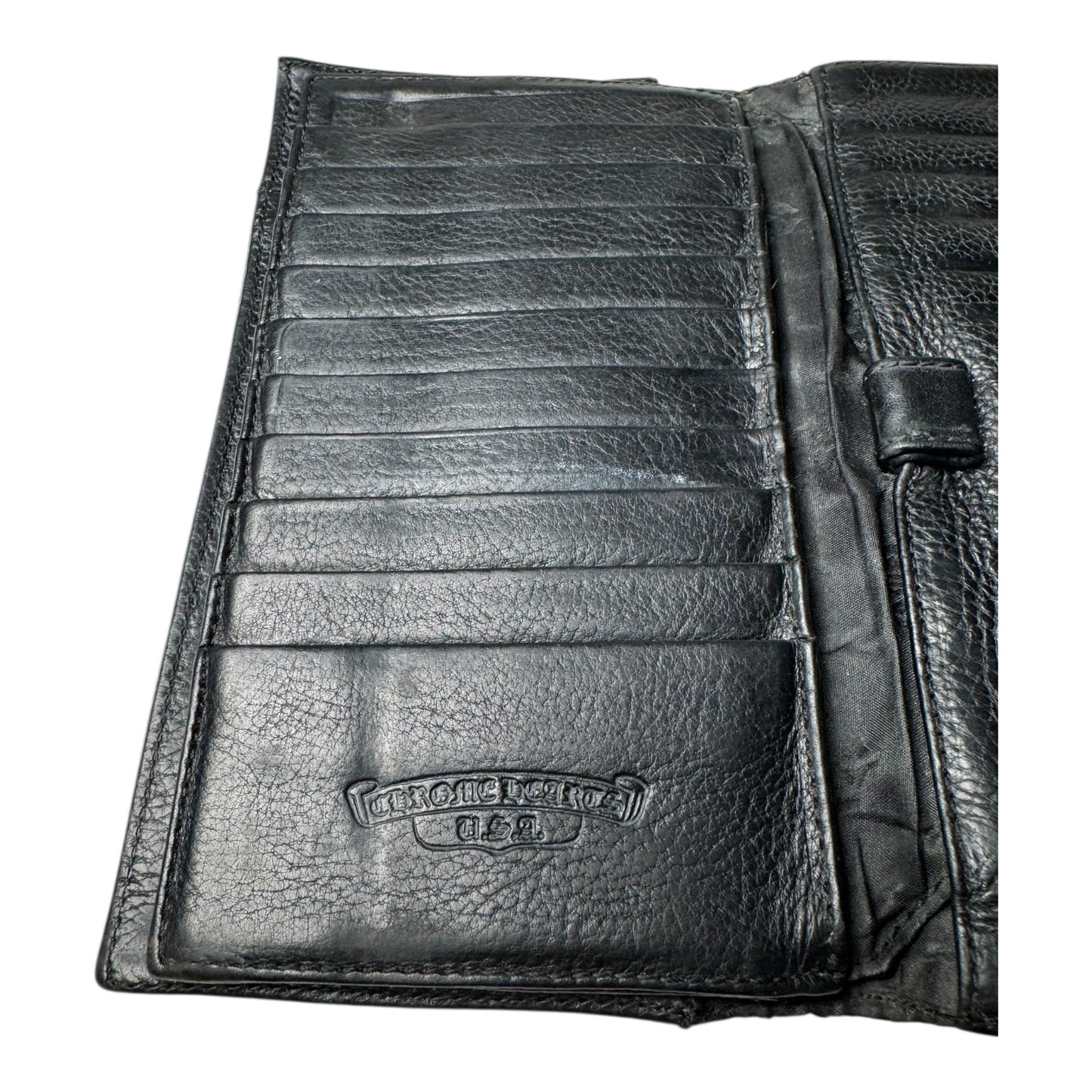 Chrome Hearts Plus Ball Snap Wave Wallet