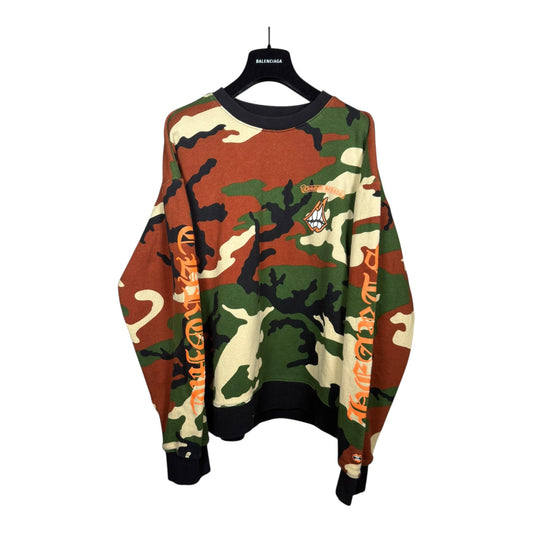 Chrome Hearts Camo Matty Boy Crewneck