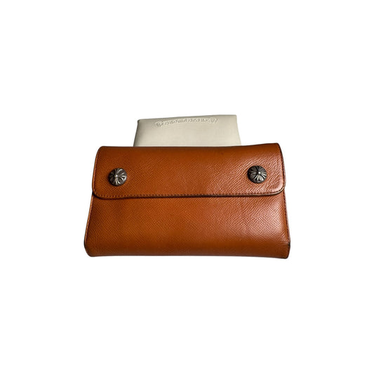 Chrome Hearts Brown Wave Wallet