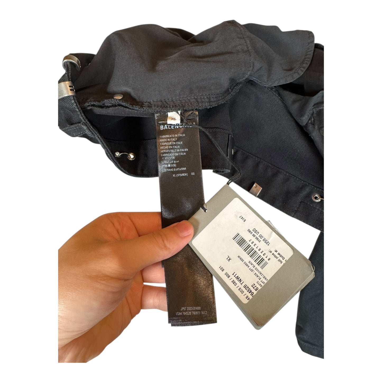 Balenciaga Baggy Pierced Denim