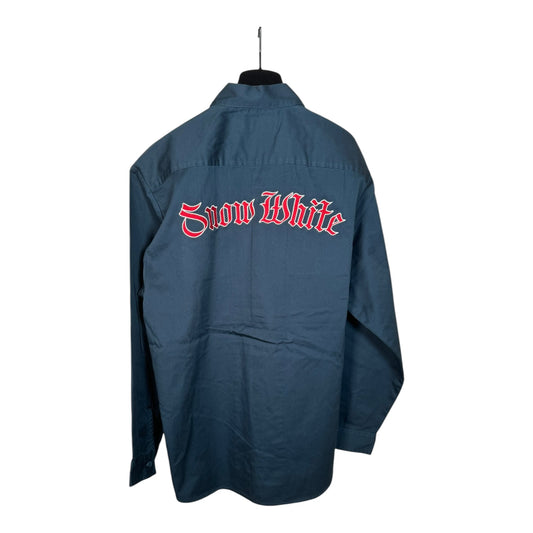 Supreme Snow White Work Shirt Navy
