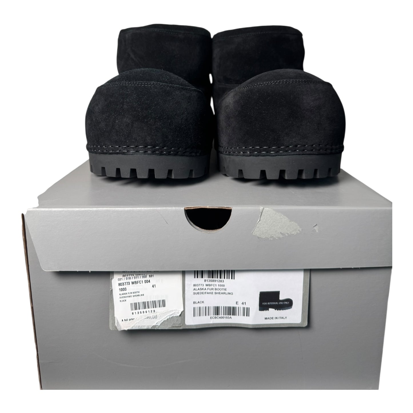 Balenciaga Low Alaska Fur Boot
